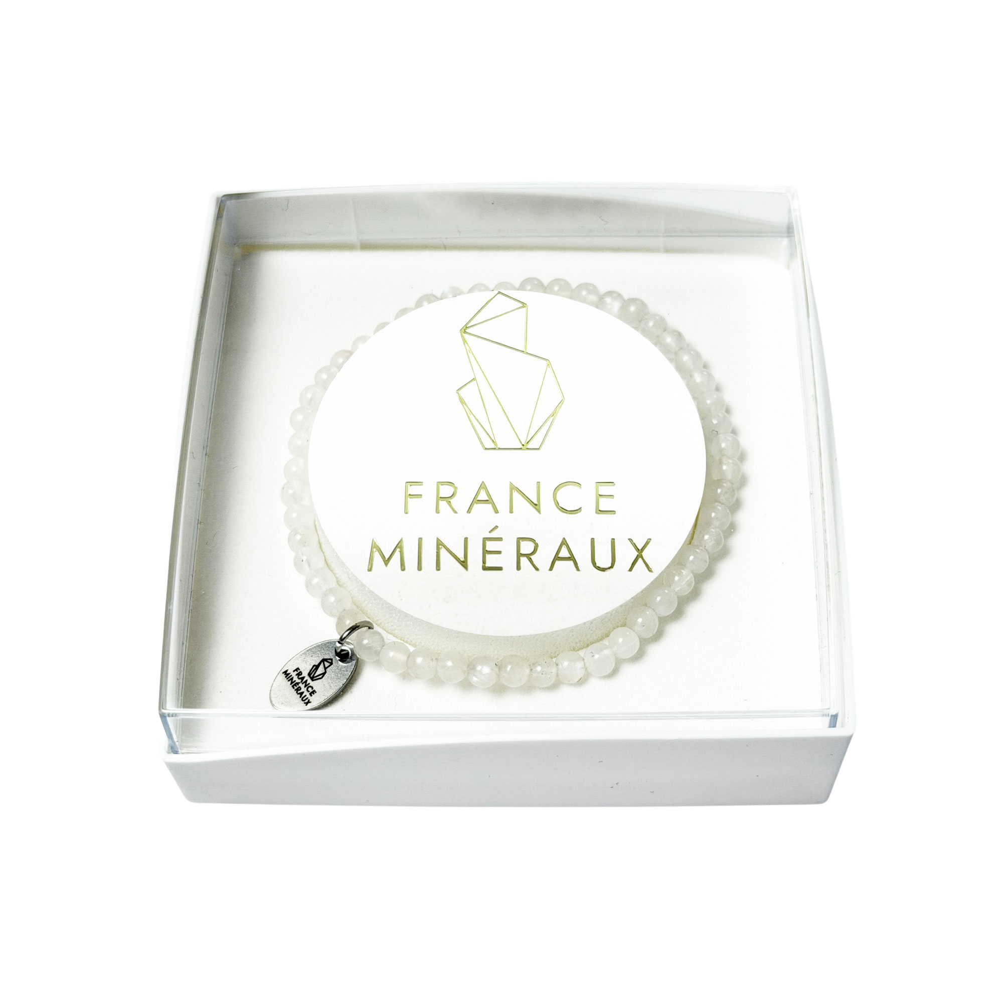 Bracelet Pierre de Lune - Perles de 3-4mm