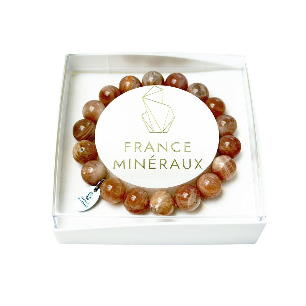 Bracelet Pierre de Soleil – Perles de 10mm