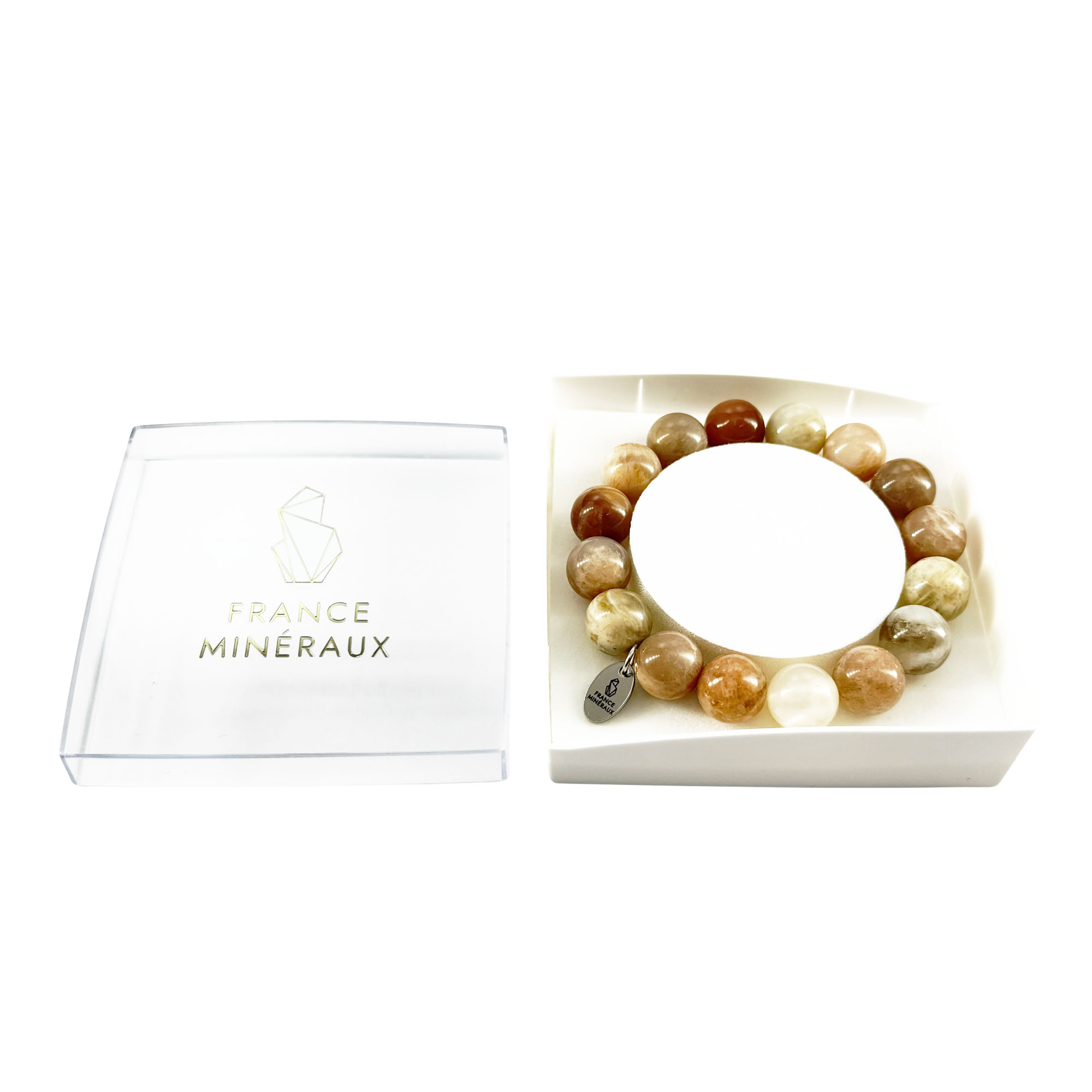 Bracelet Pierre de Soleil - Perles de 12mm – Image 3