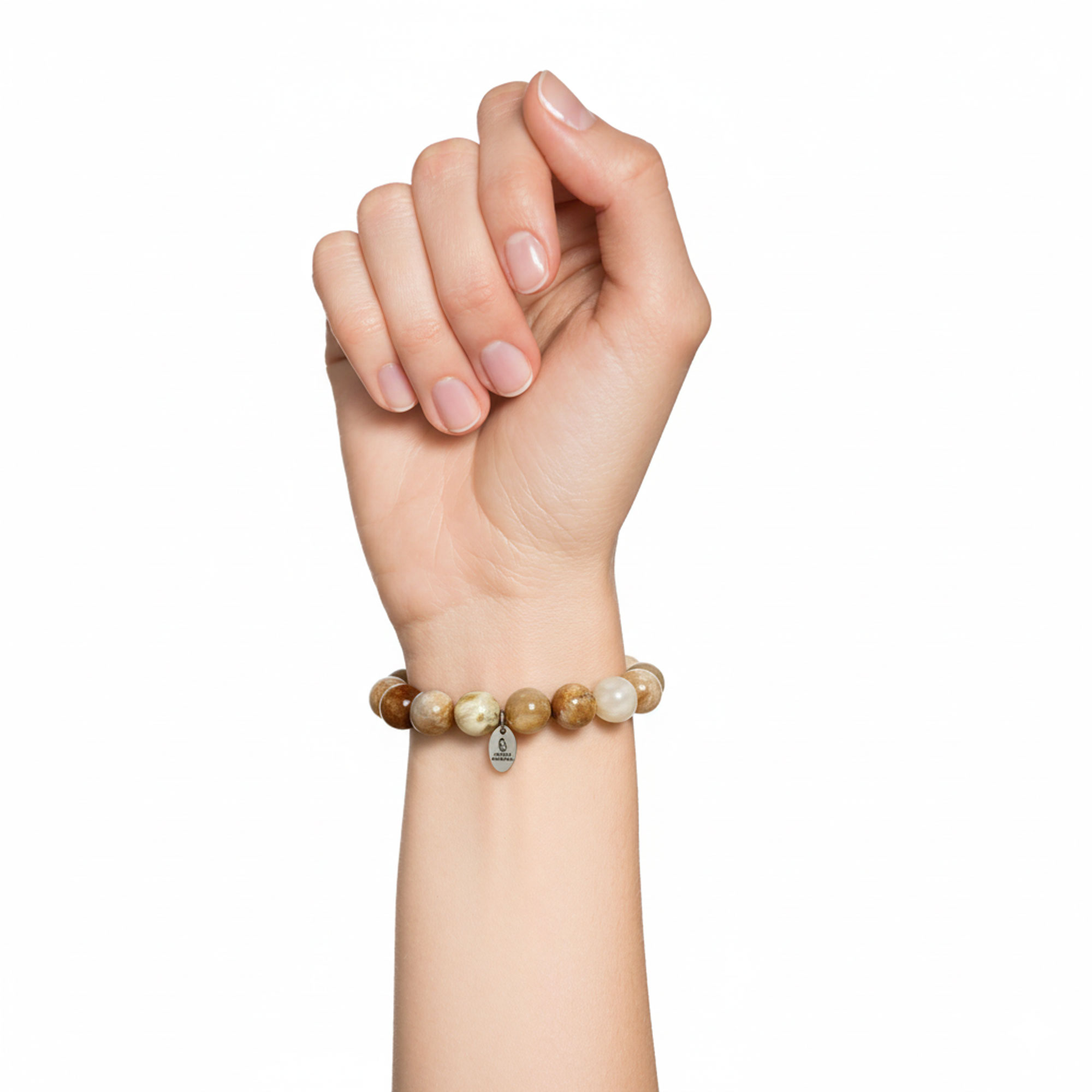 Bracelet Pierre de Soleil - Perles de 12mm – Image 2