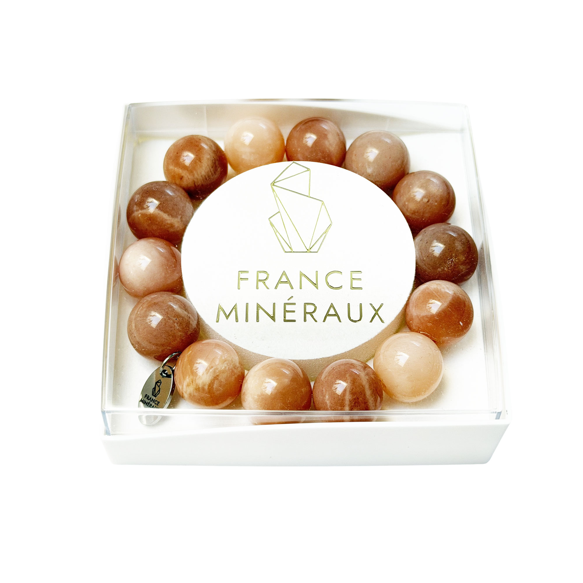 Bracelet Pierre de Soleil - Perles de 14mm