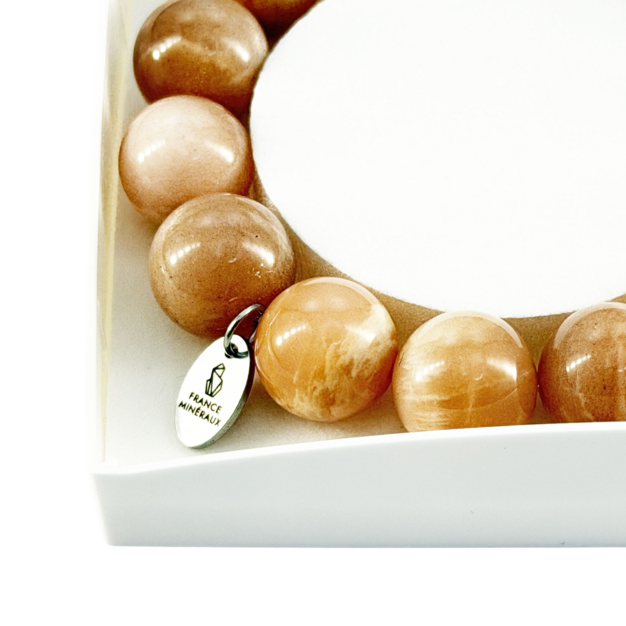 Bracelet Pierre de Soleil - Perles de 14mm – Image 4