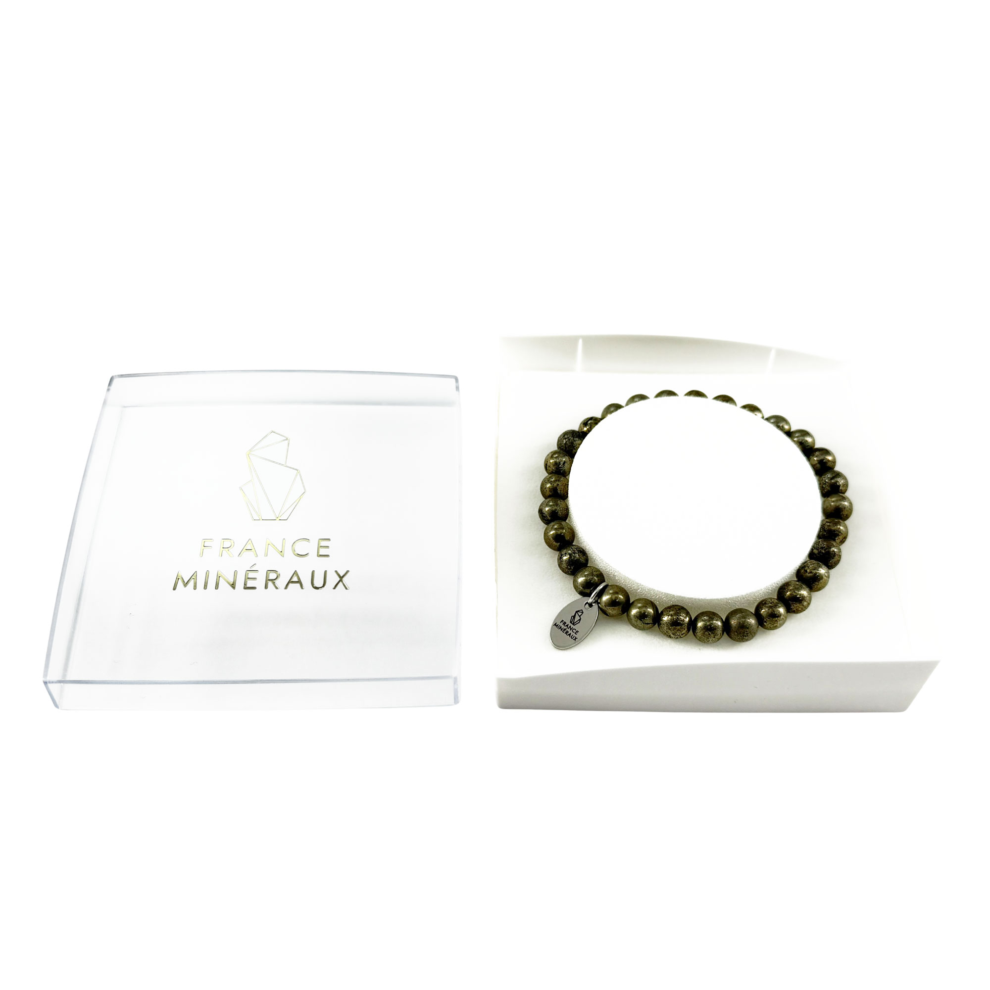 Bracelet Pyrite de Fer - Perles de 6mm – Image 3