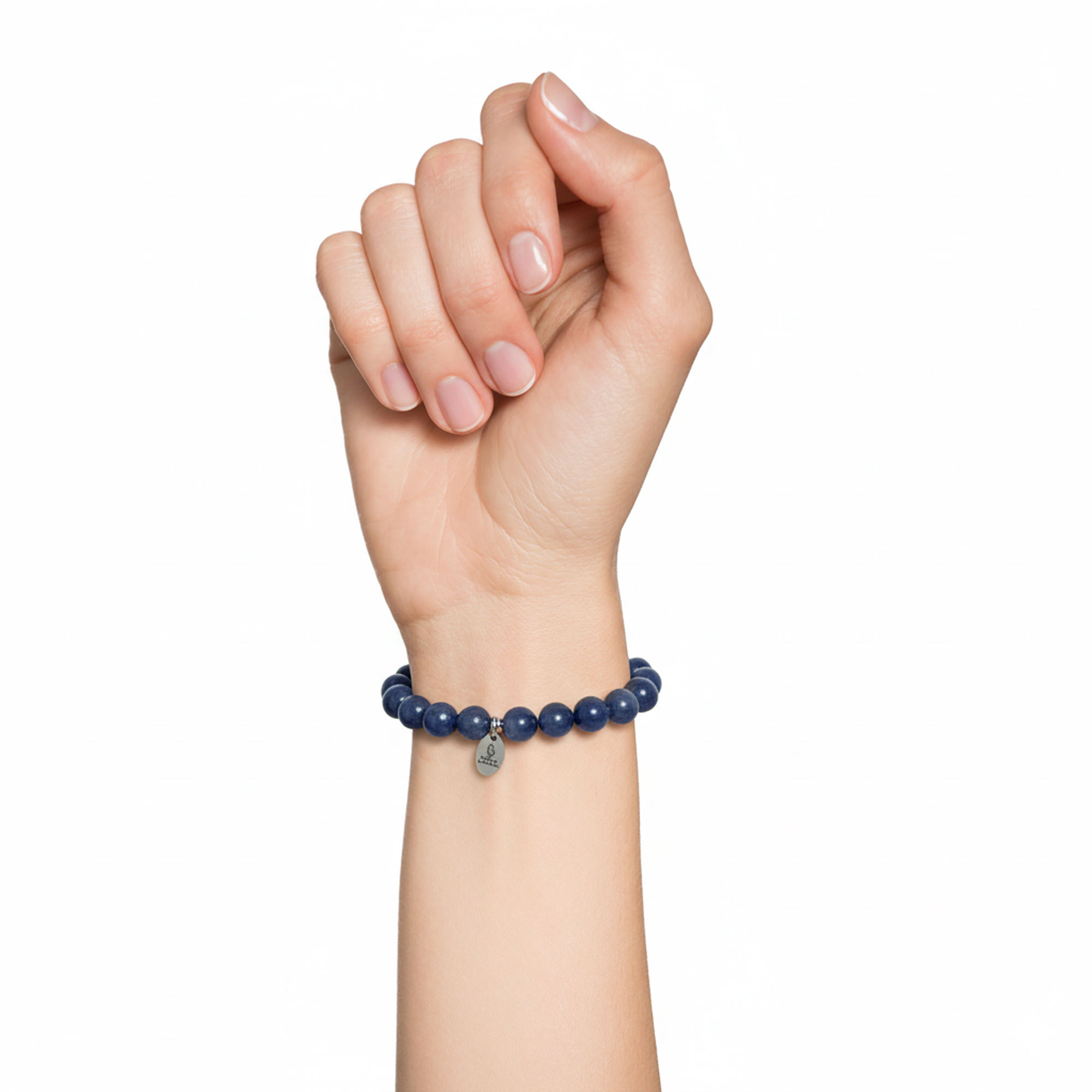 Bracelet Quartz Bleu - Perles de 8mm – Image 2