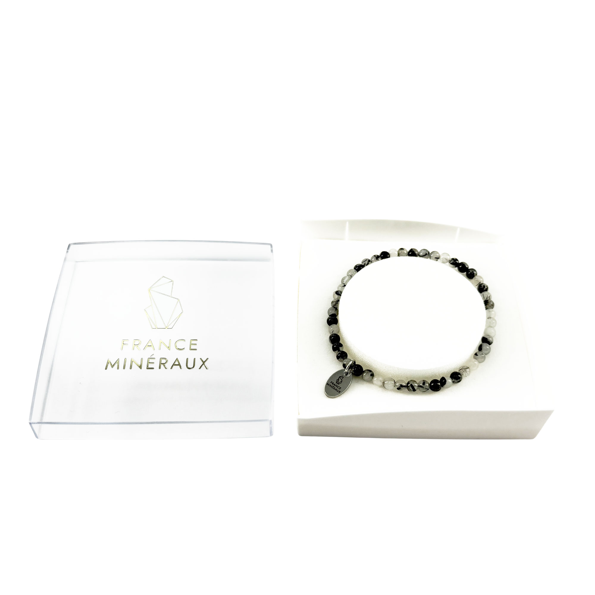 Bracelet Quartz Tourmaline - Perles de 3-4mm – Image 3