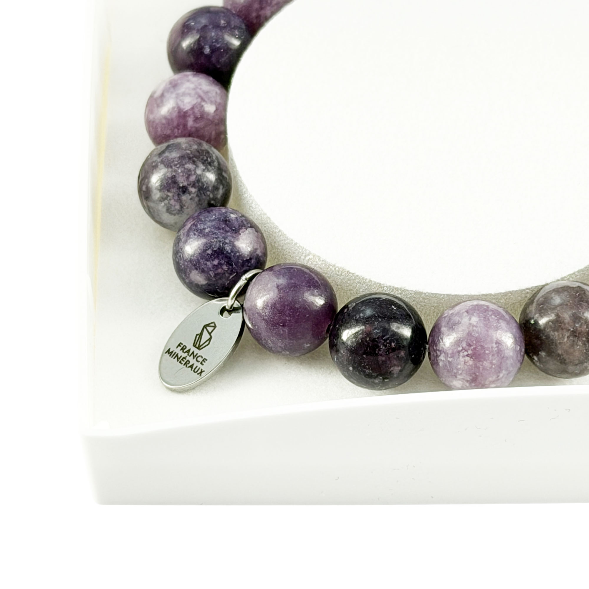 Bracelet Rubellite - Perles de 10mm – Image 4