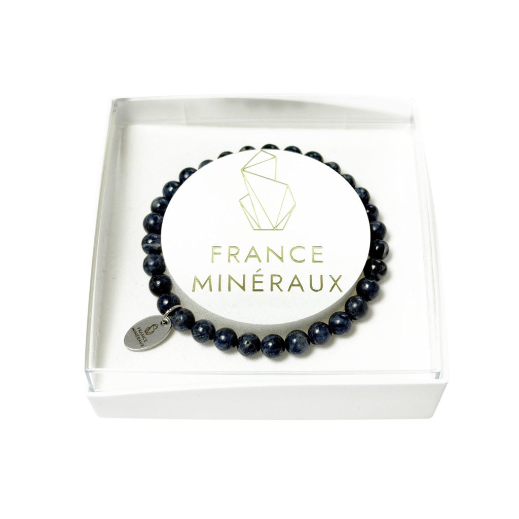 Bracelet Saphir – Perles de 6mm
