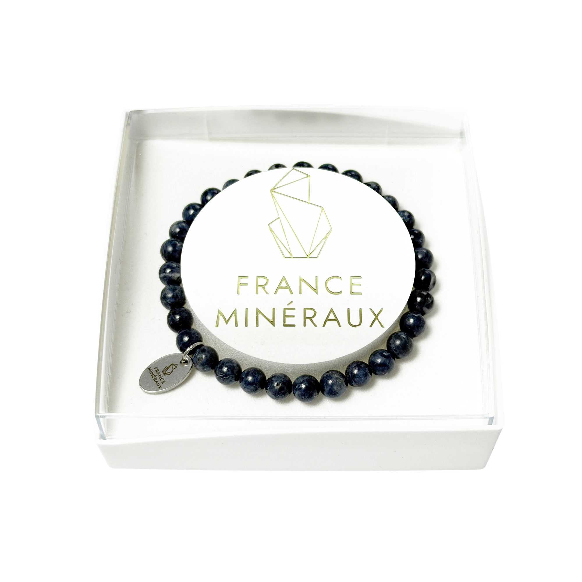 Bracelet Saphir - Perles de 6mm