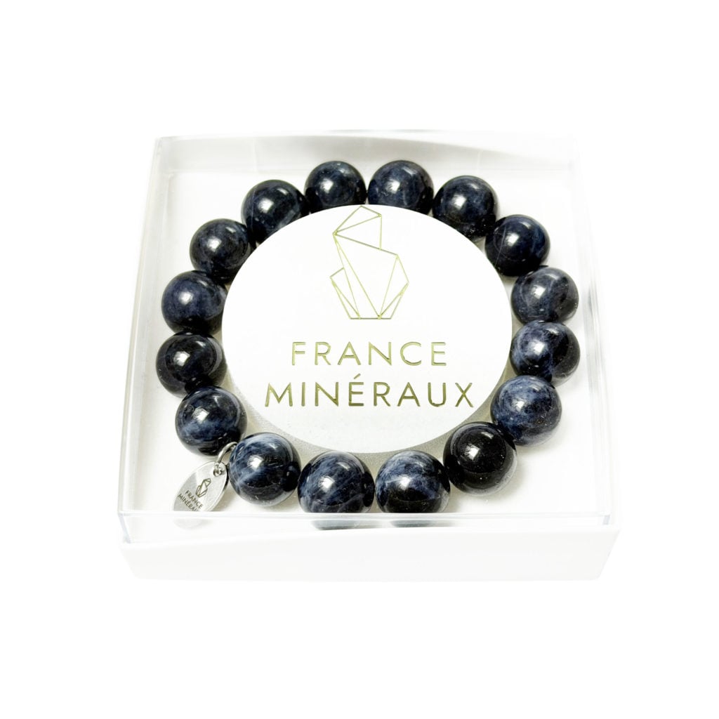 Bracelet Saphir – Perles de 12mm
