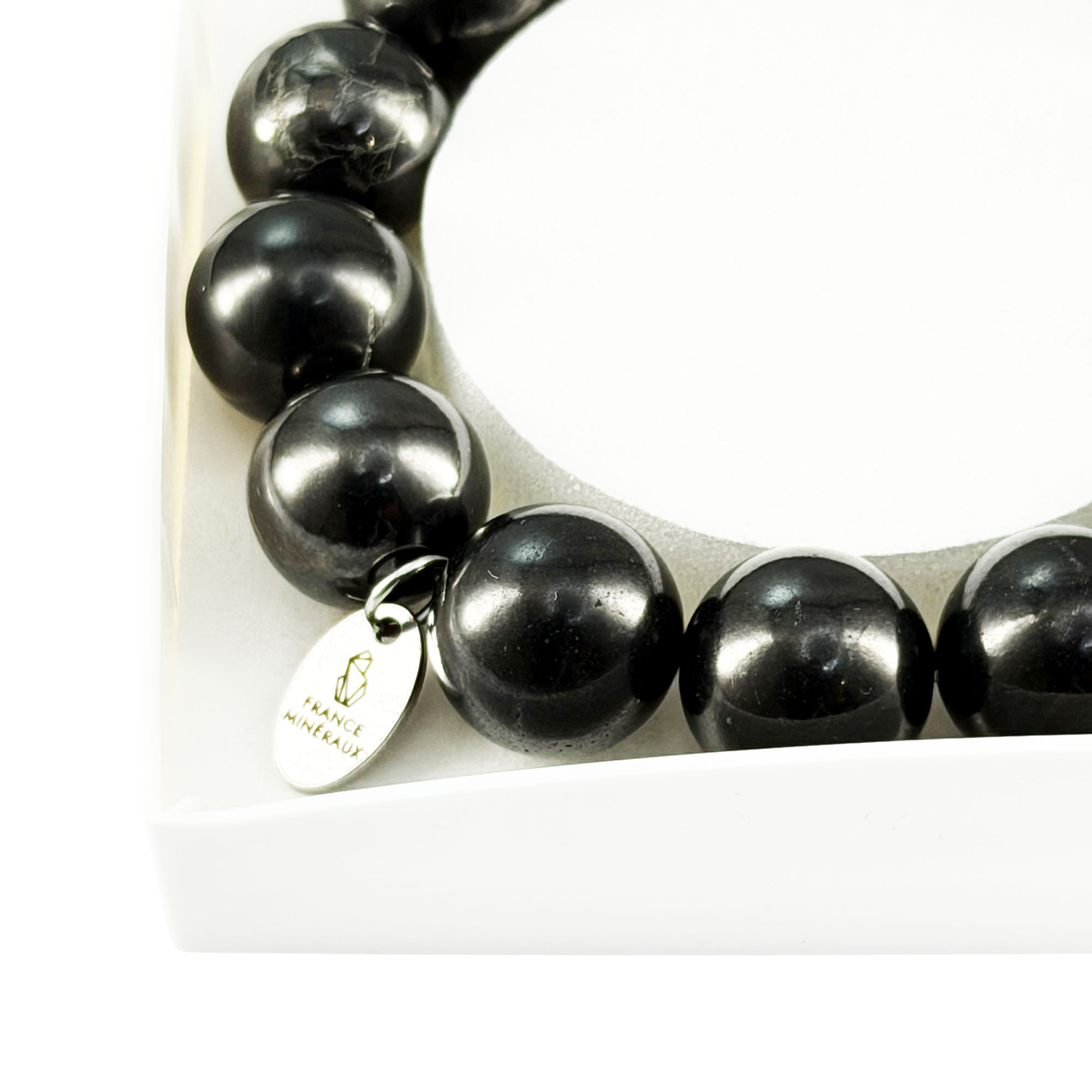 Bracelet Shungite - Perles de 14mm – Image 4