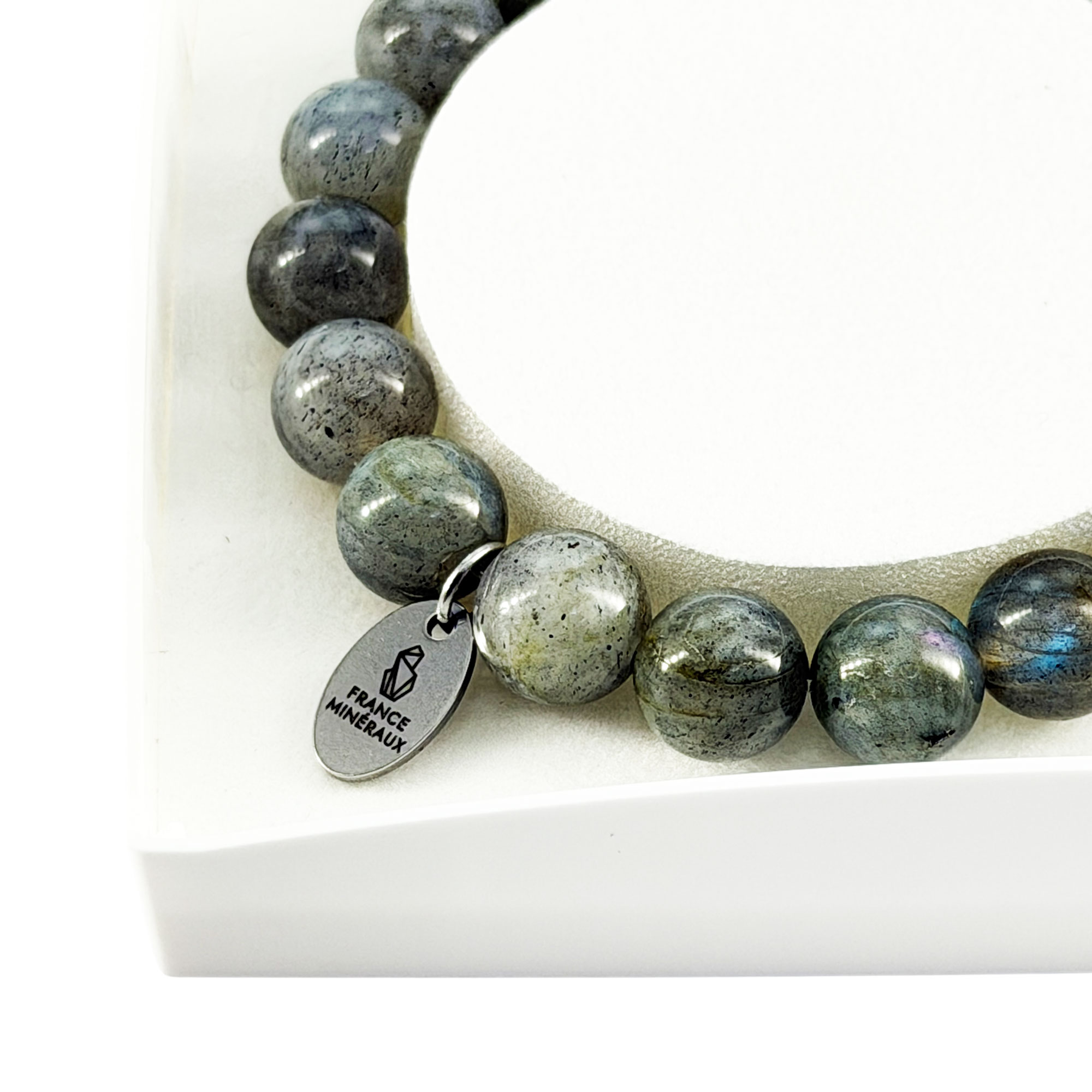 Bracelet Spectrolite - Perles de 10mm – Image 4