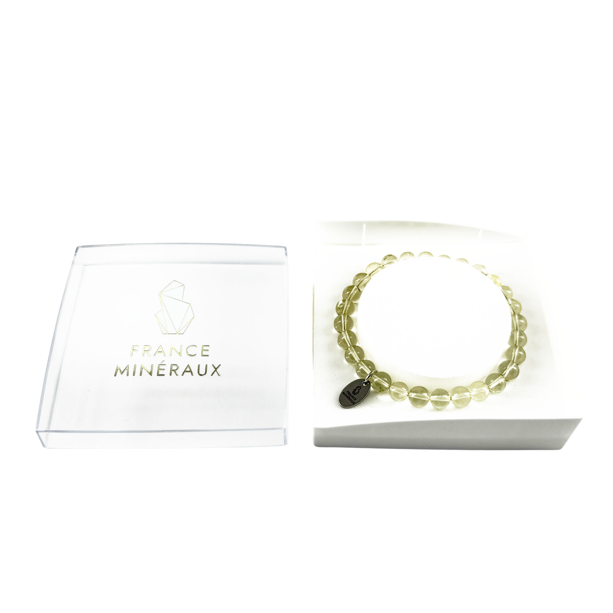 Bracelet Topaze Citron - Perles de 6mm – Image 3