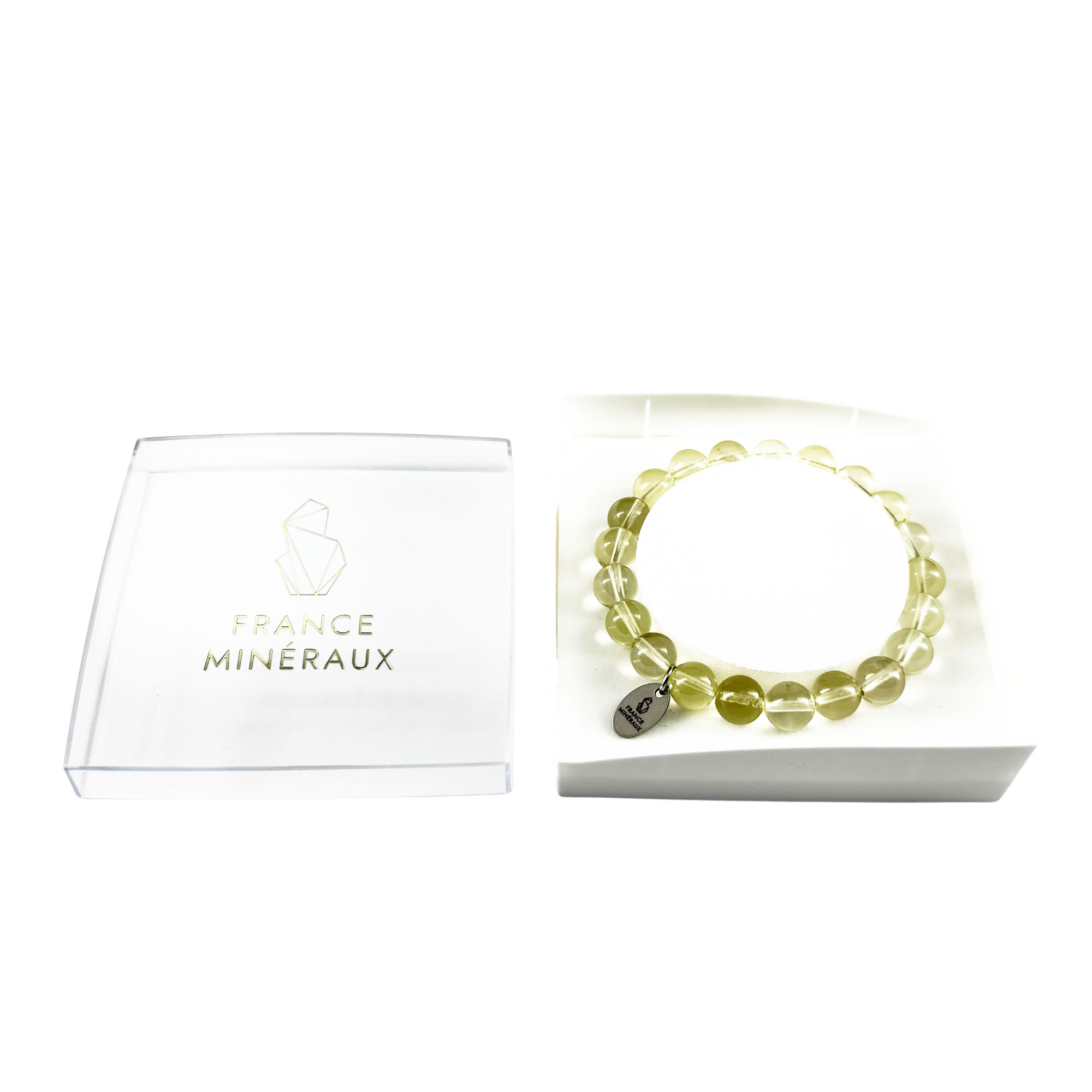 Bracelet Topaze Citron - Perles de 8mm – Image 3