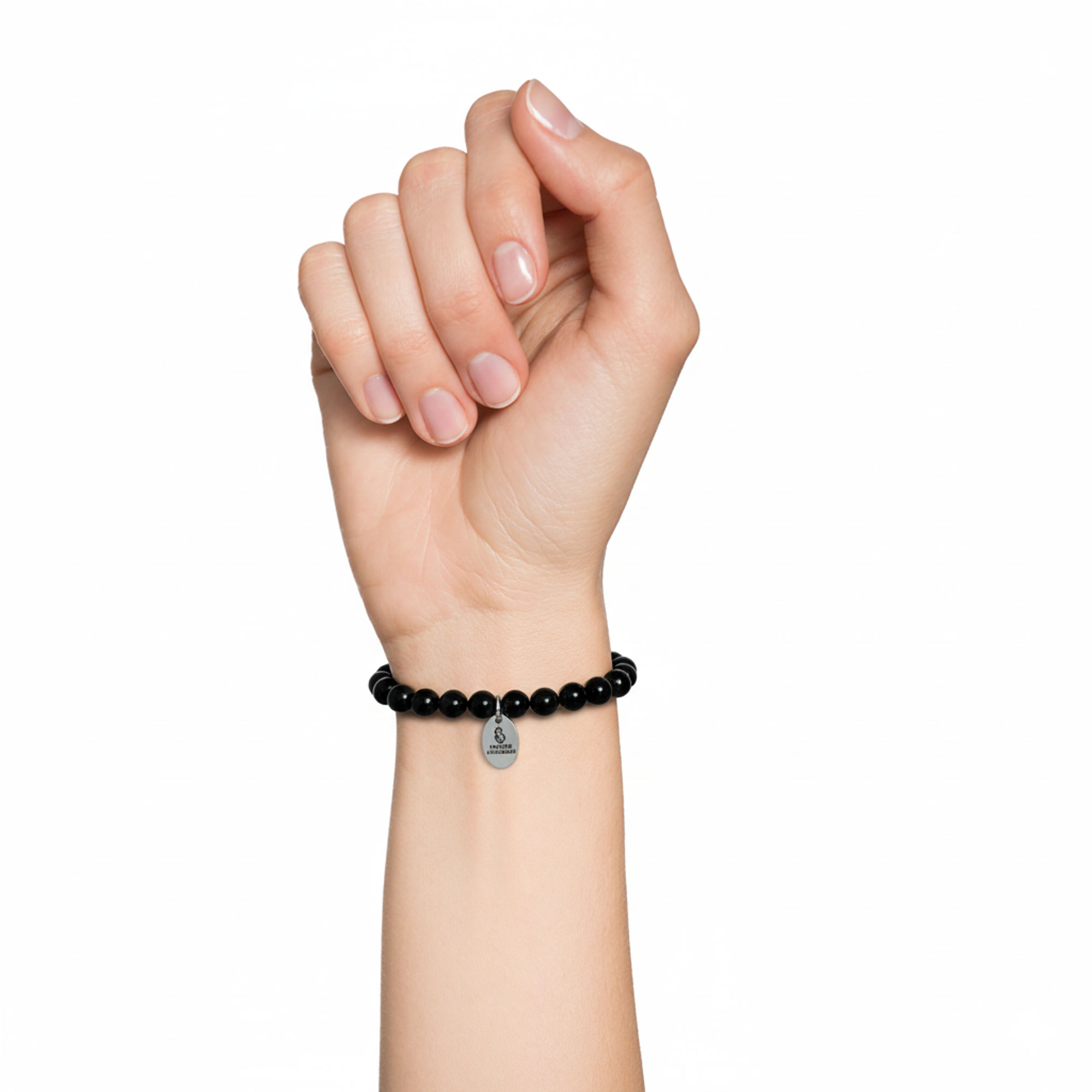 Bracelet Tourmaline Noire - Perles de 6mm – Image 2