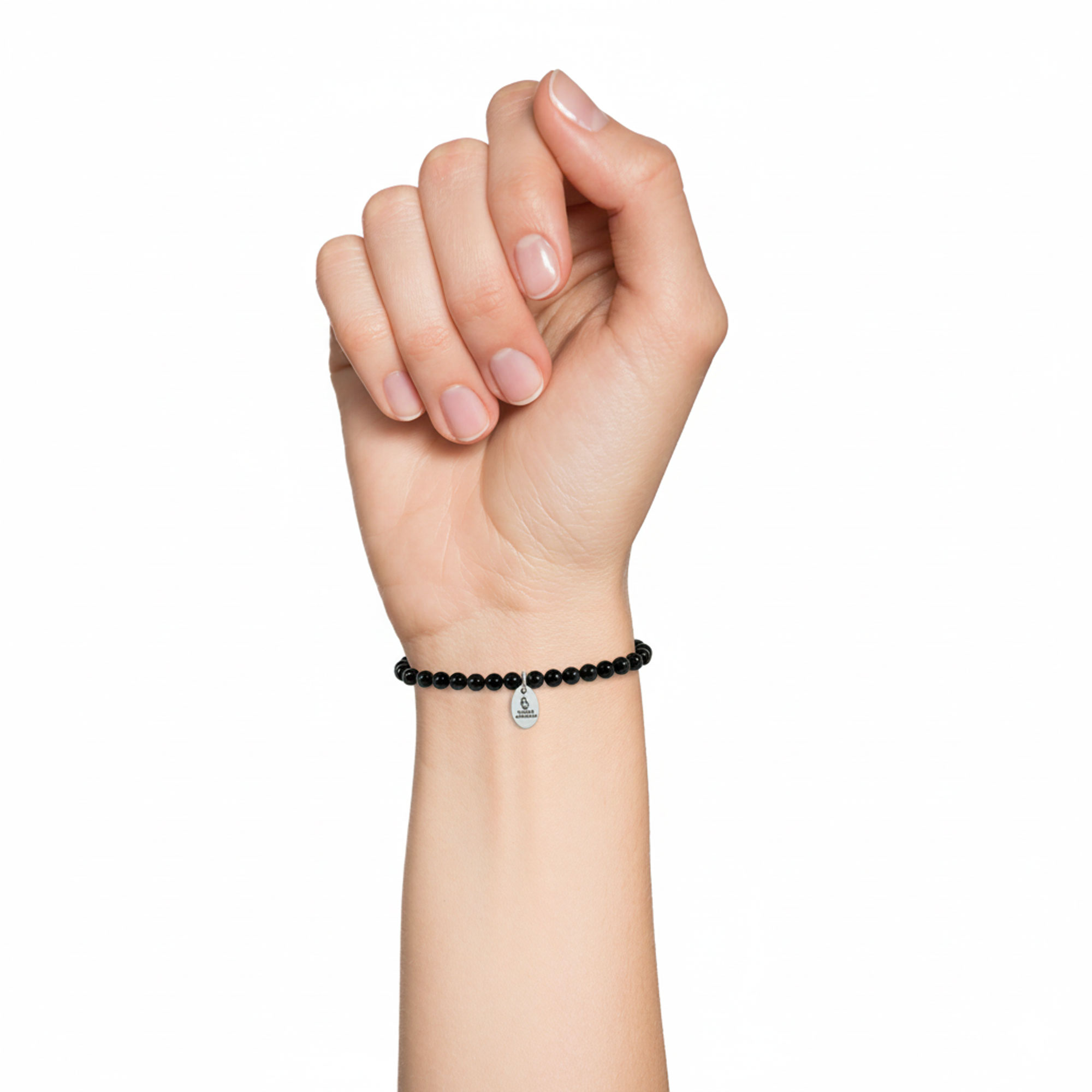 Bracelet Tourmaline Noire - Perles de 3-4mm – Image 2