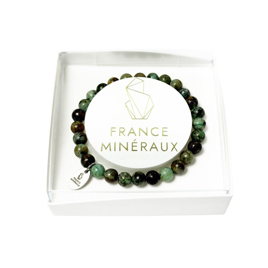 Bracelet Turquoise d&rsquo;Afrique – Perles de 6mm
