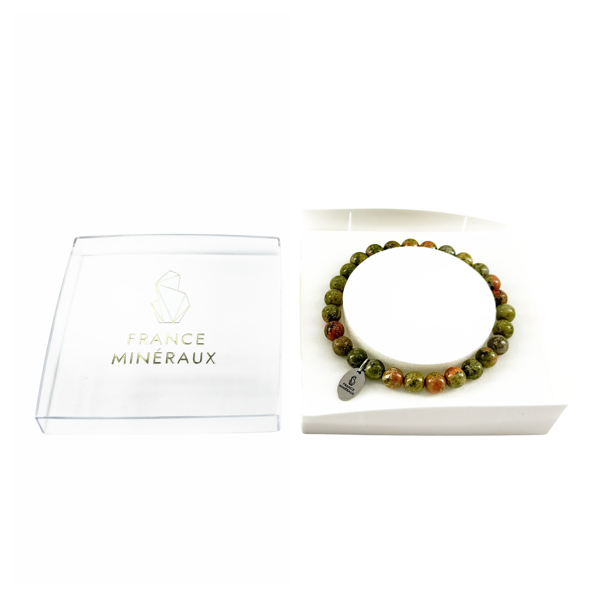 Bracelet Unakite - Perles de 6mm – Image 3