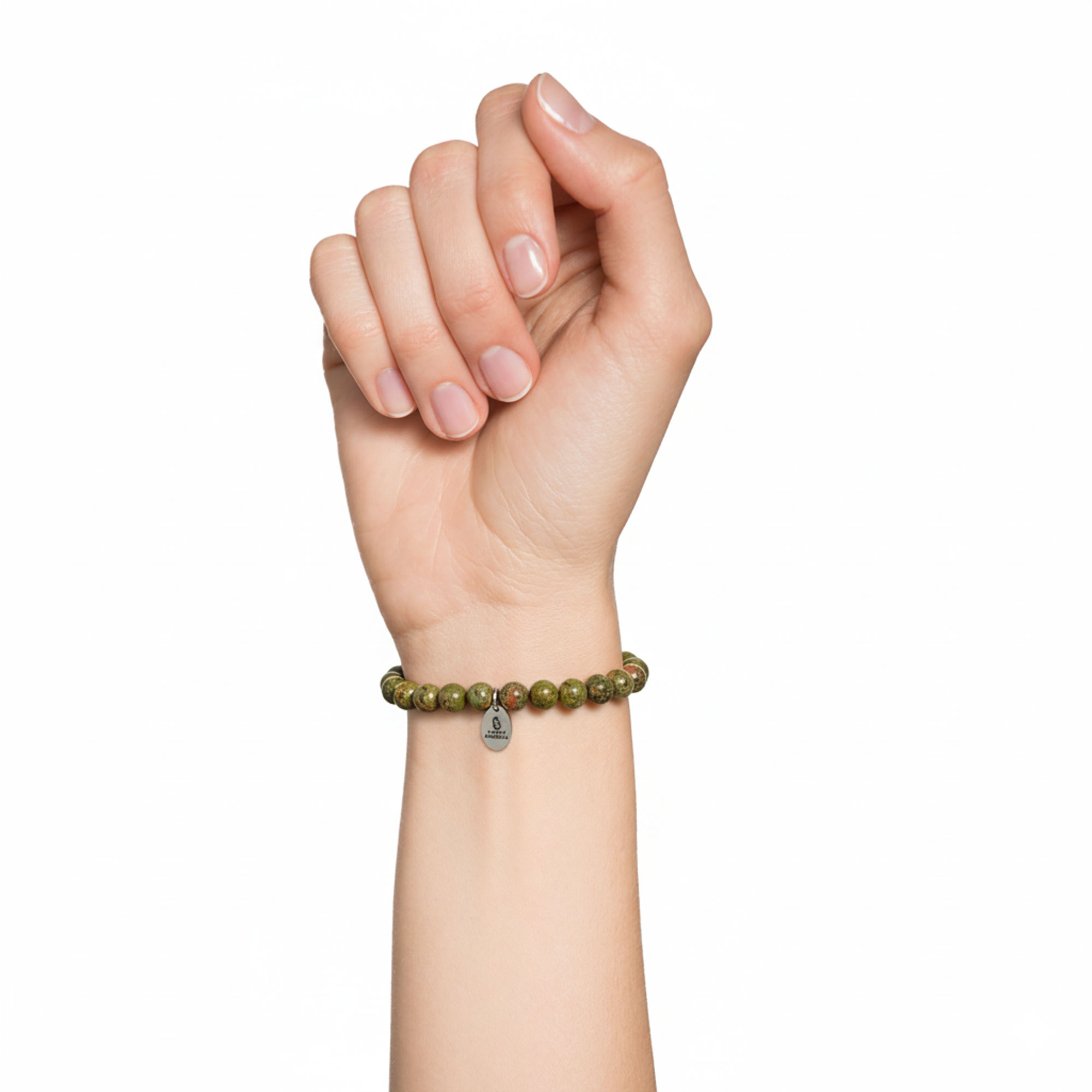 Bracelet Unakite - Perles de 6mm – Image 2