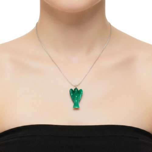 pendentif-aventurine-verte-ange