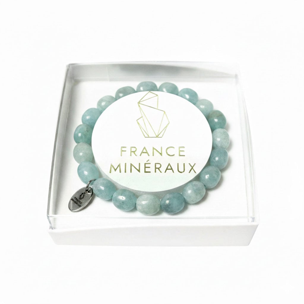Bracelet Aigue-Marine – Pierres Pépites