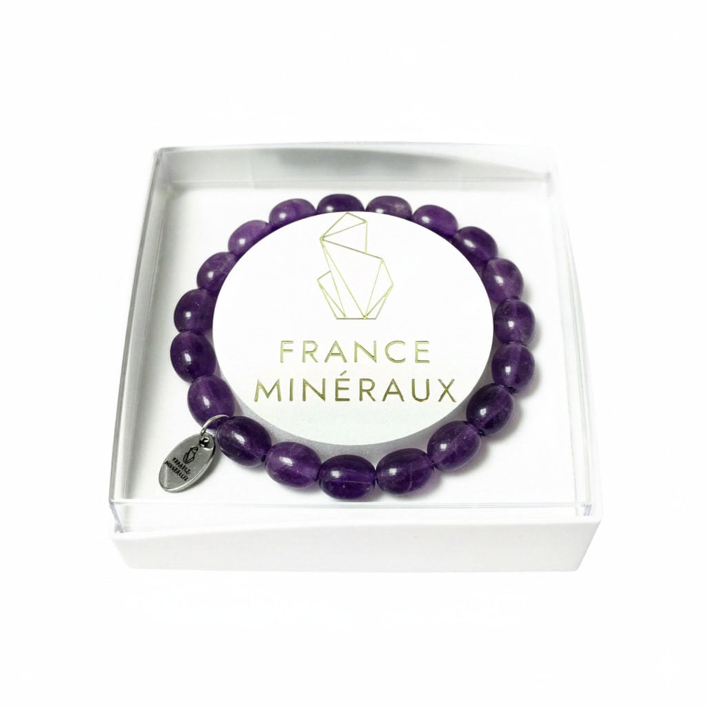 Bracelet Améthyste – Pierres Pépites