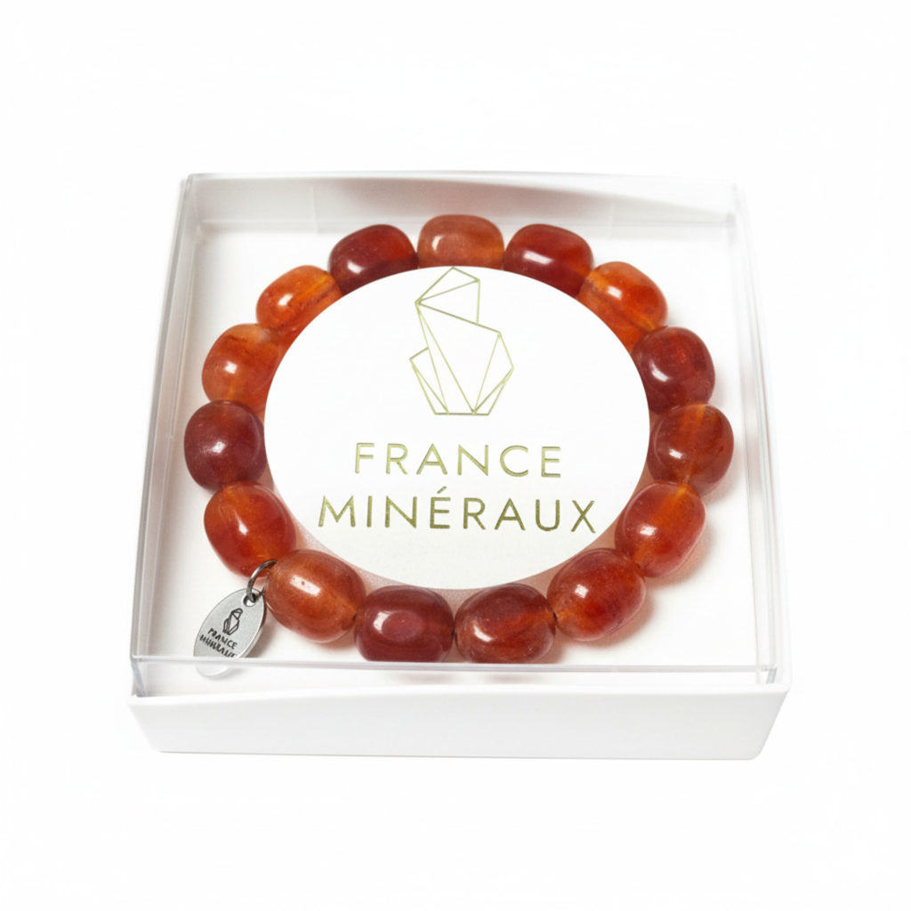 Bracelet Cornaline – Pierres Pépites