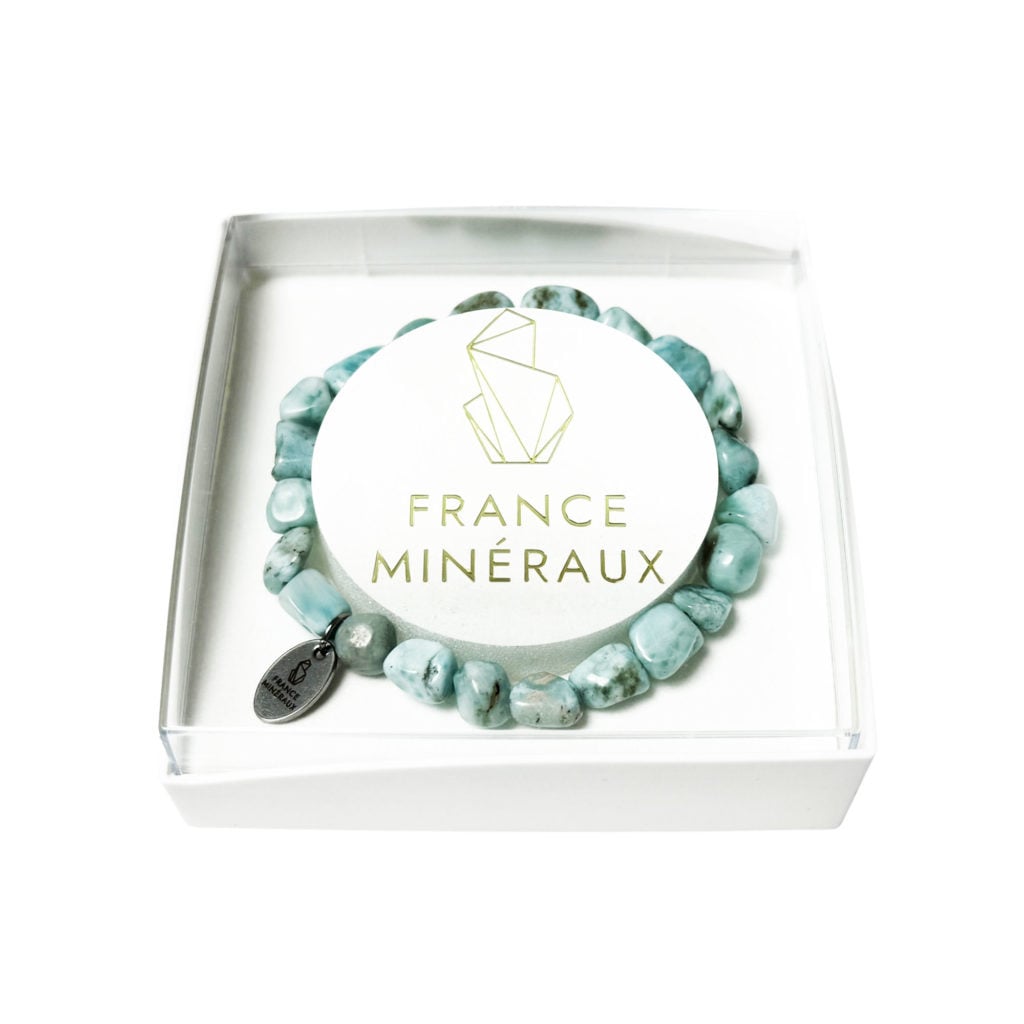 Bracelet Larimar – Pierres Pépites