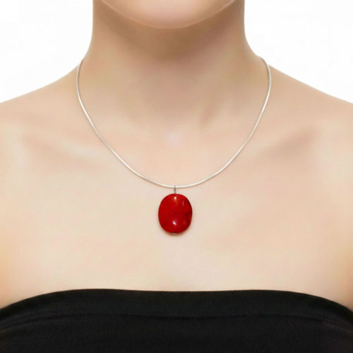 pendentif-corail-rouge-pierre-plate
