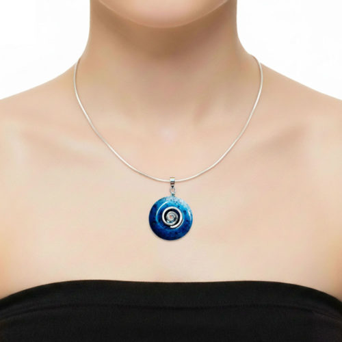 pendentif-pi-chinois-donut-dumortierite-spirale-argentee-20mm