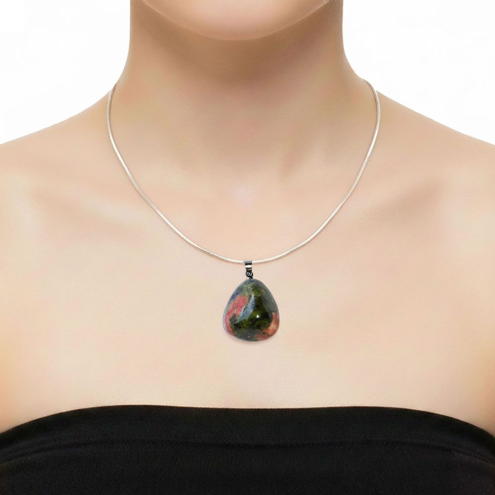 pendentif-unakite-pierre-roulee