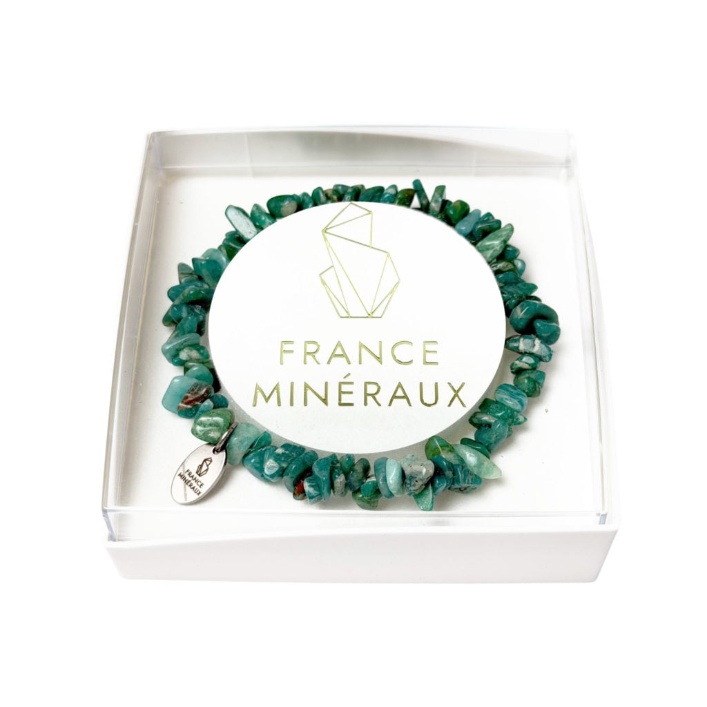 Bracelet Amazonite – Baroque 19cm
