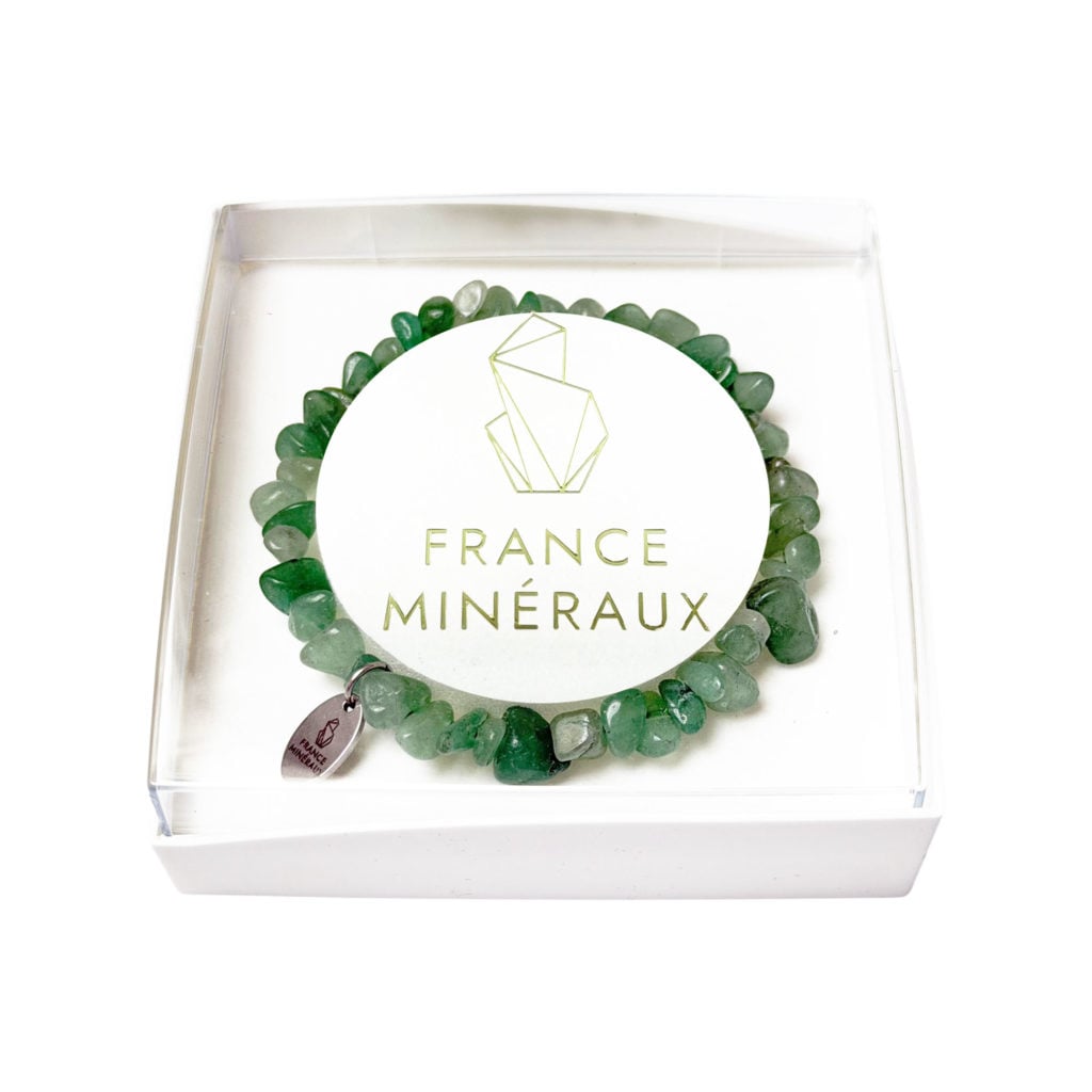 Bracelet Aventurine verte – Baroque 19cm