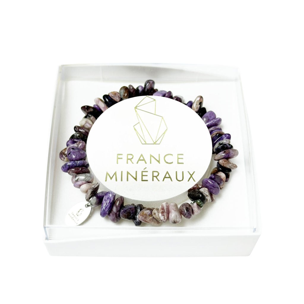 Bracelet Charoïte – Baroque 19cm