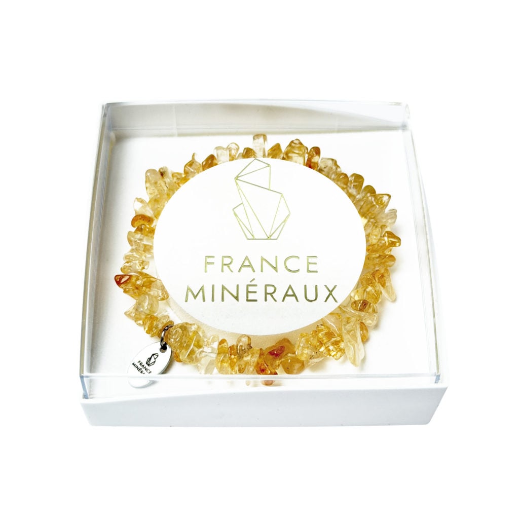 Bracelet Citrine – Baroque 19cm