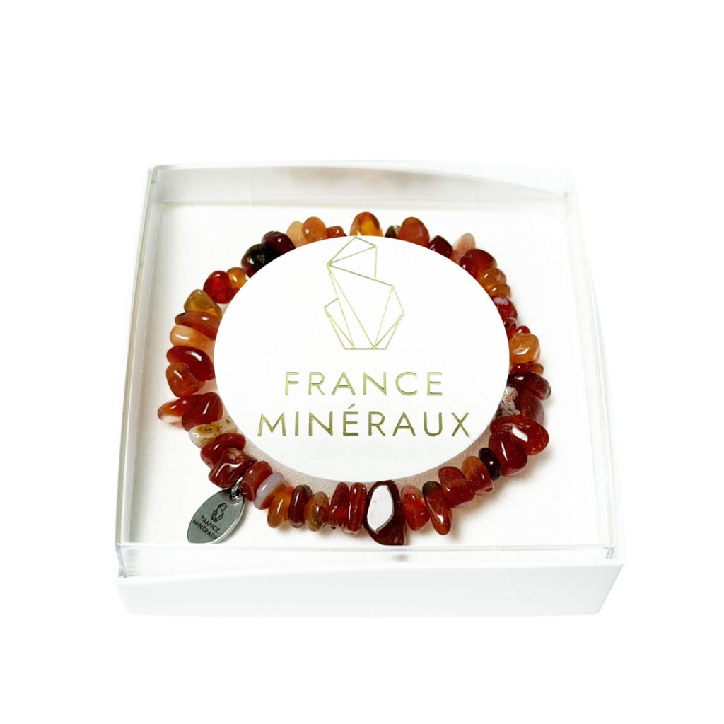 Bracelet Cornaline – Baroque 19cm