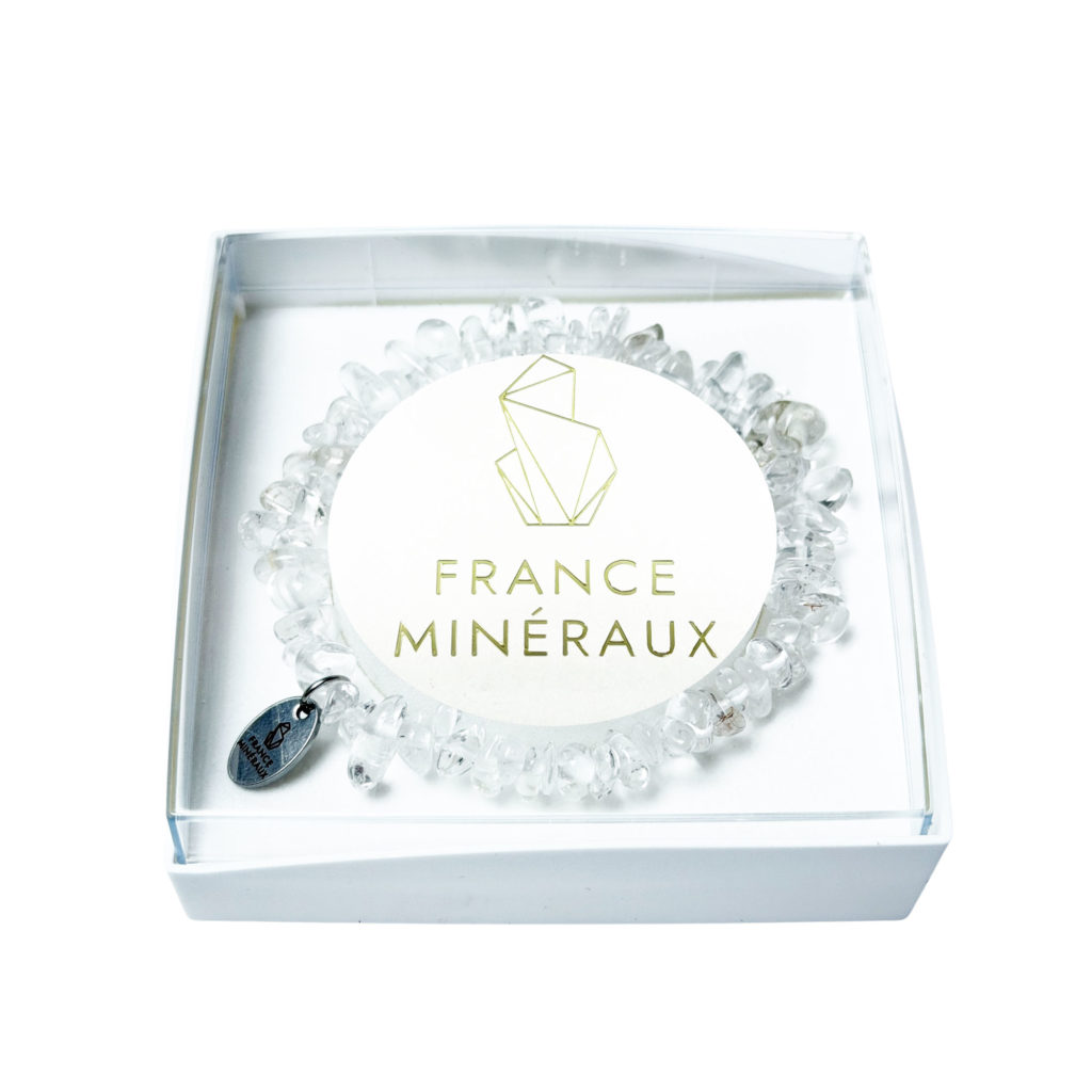 Bracelet Cristal de Roche – Baroque 19cm