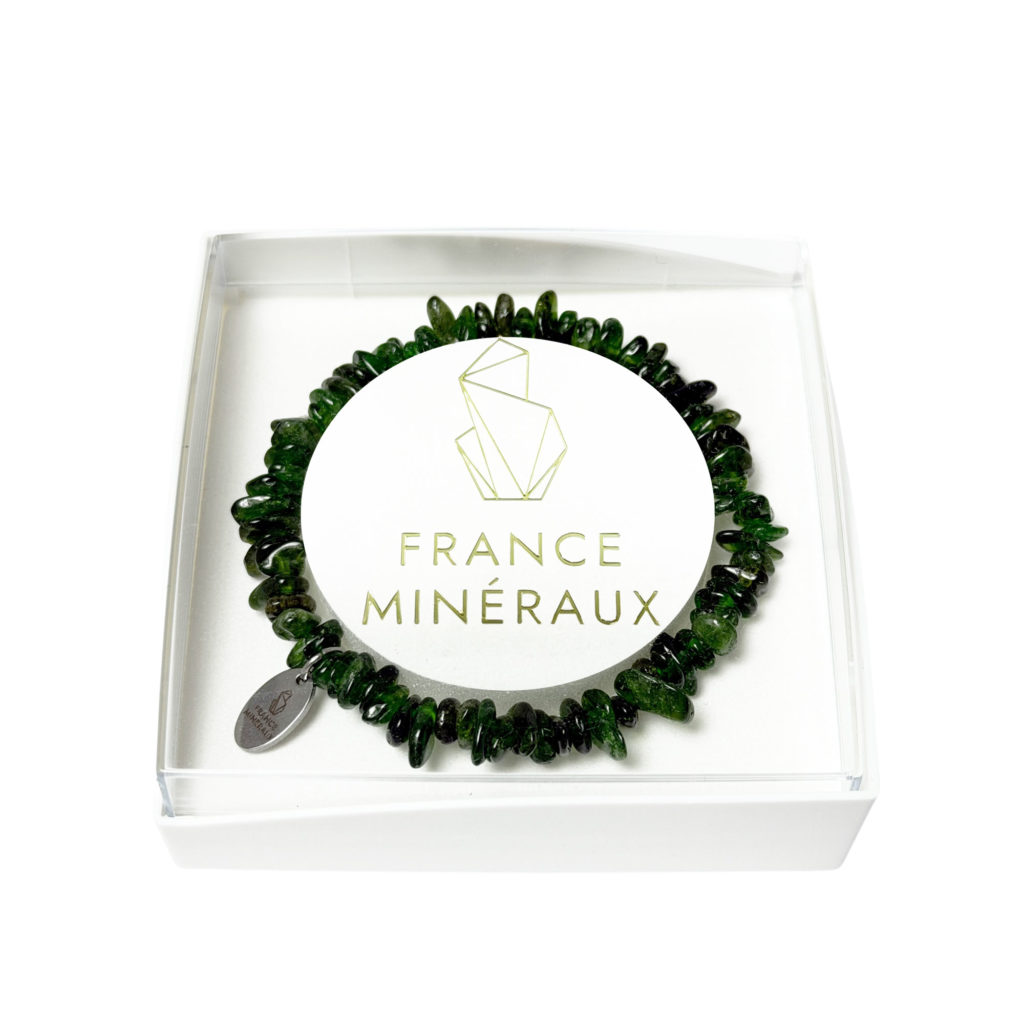 Bracelet Diopside – Baroque 19cm