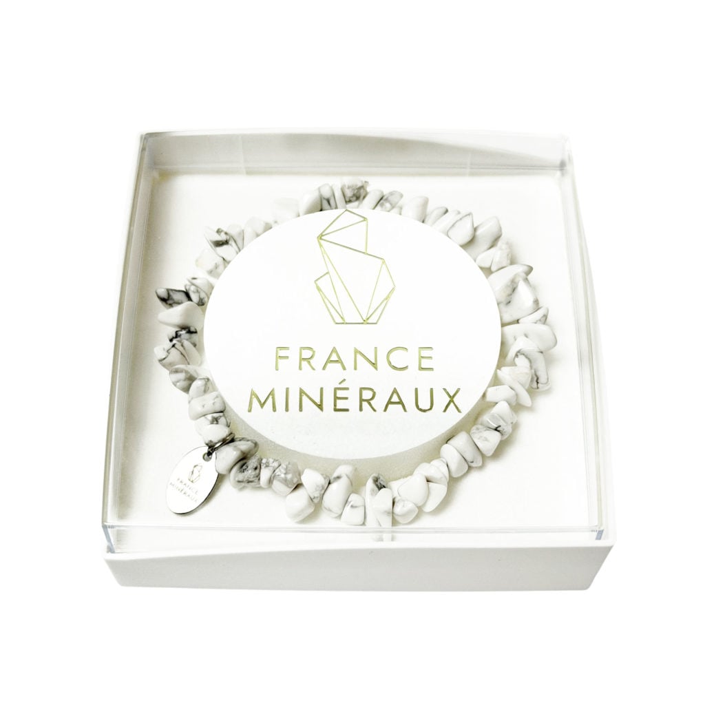 Bracelet Howlite – Baroque 19cm
