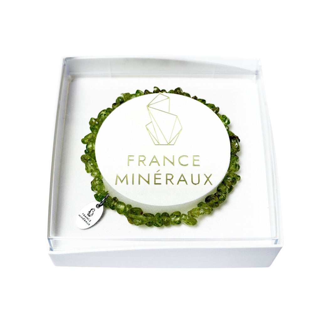 Bracelet Péridot – Baroque 19cm