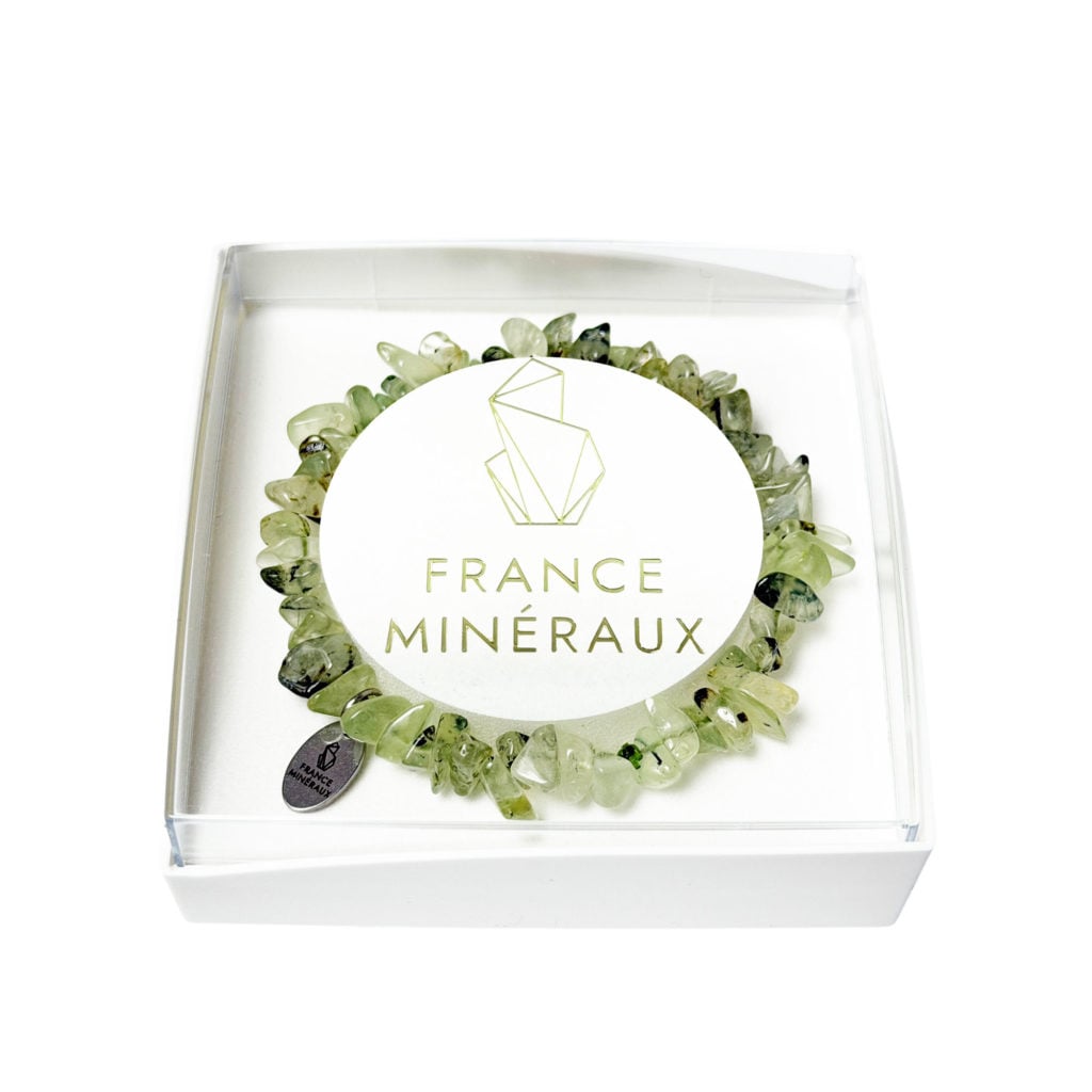 Bracelet Prehnite – Baroque 19cm