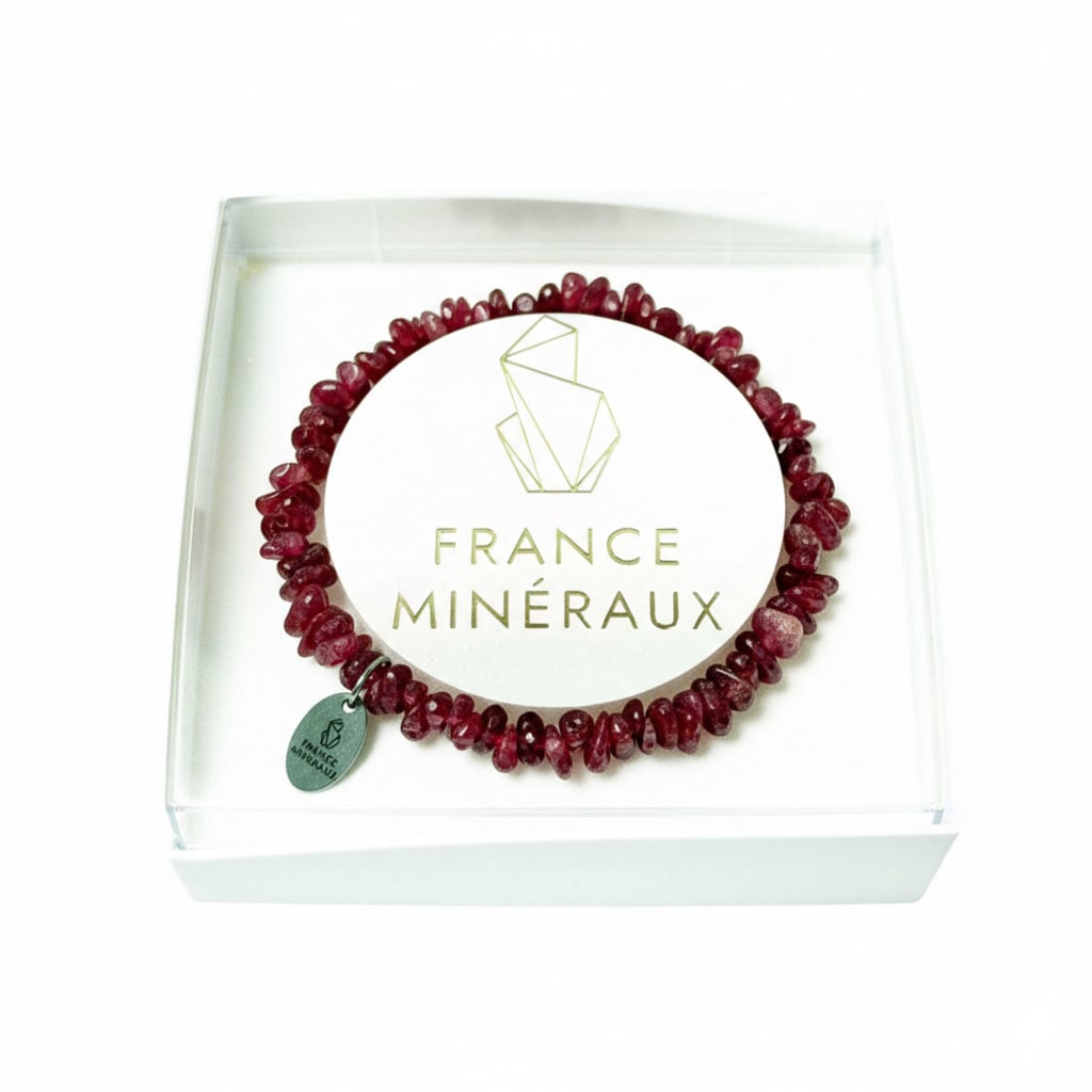 Bracelet Rubis – Baroque 19cm