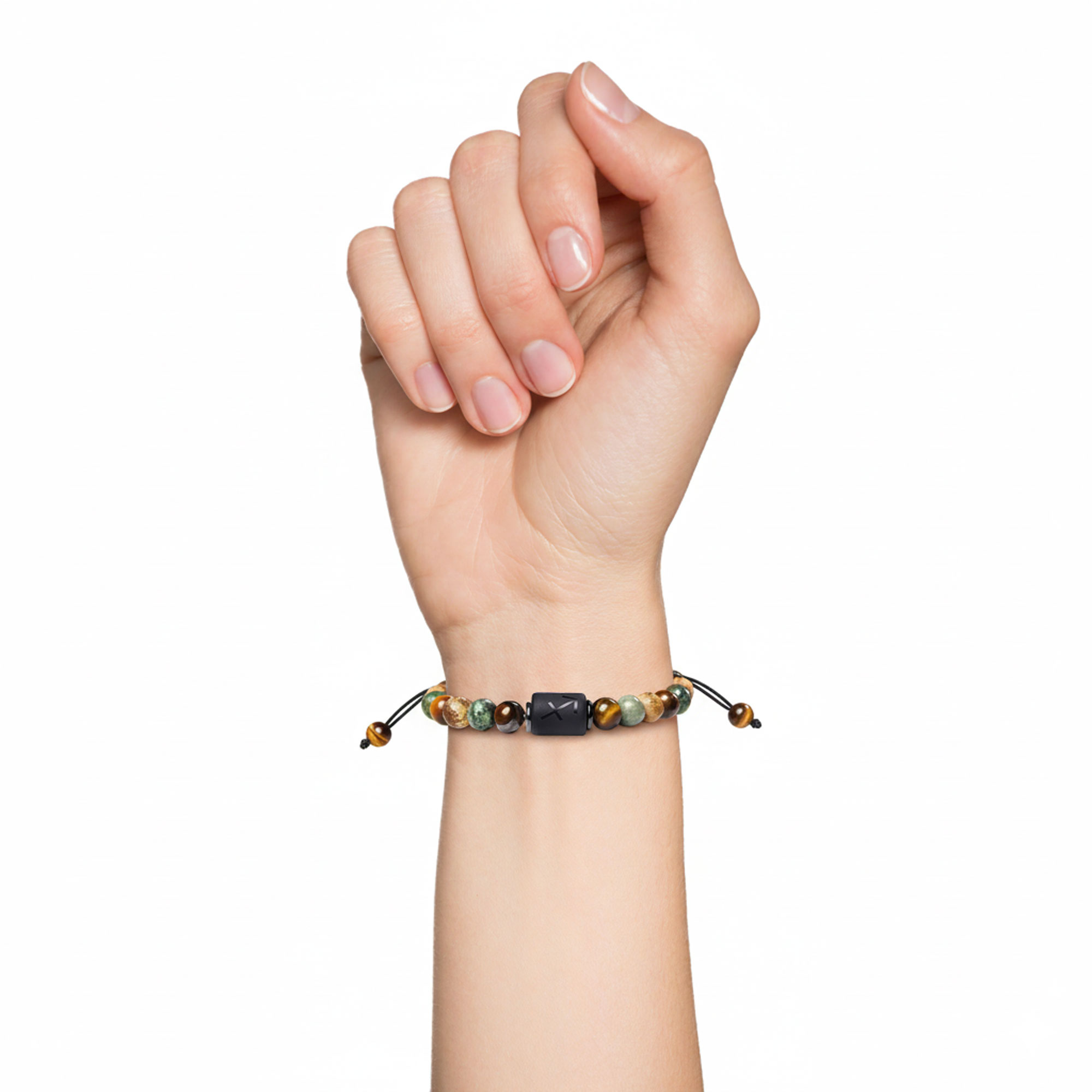 bracelet-sagittaire-oeil-de-tigre-turquoise-jaspe-cordon-ajustable-04