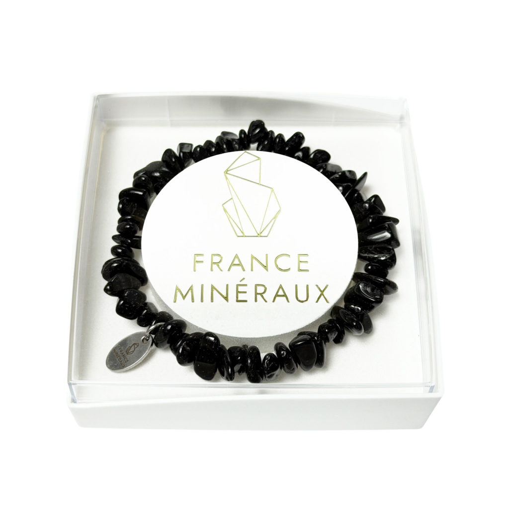 Bracelet Tourmaline noire – Baroque 19cm