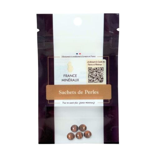Sachet de 5 perles Oeil de boeuf – 8mm