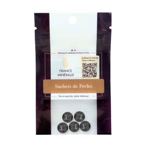 Sachet de 5 perles Onyx – 12mm