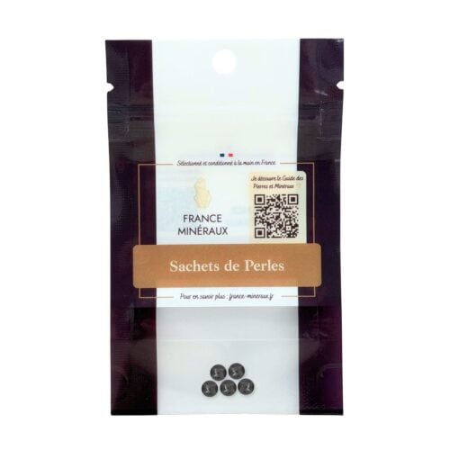 Sachet de 5 perles Onyx – 6mm