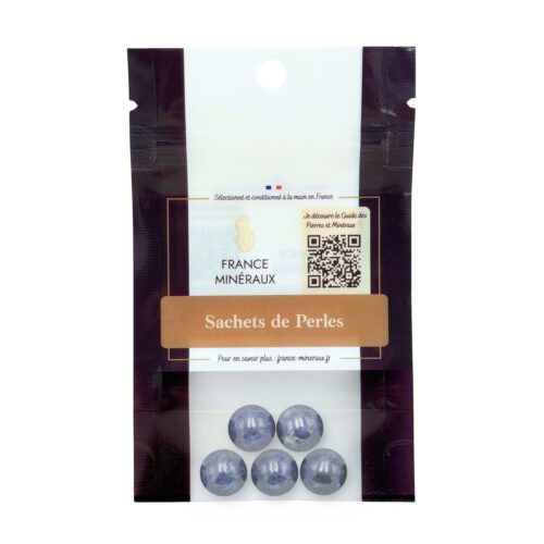 Sachet de 5 perles Saphir – 14mm